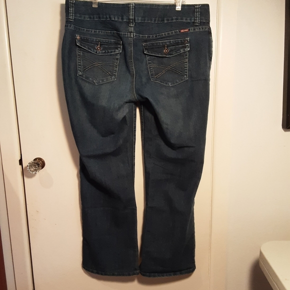 Women's midi rise jeans - Picture 2 of 10